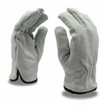 Cordova Driver, Cowhide, Premium, Grain, Lined Fleece Gloves, XXL, 12PK 8240XXL